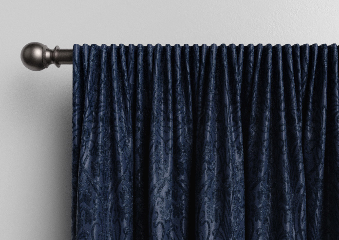 Tiverton, Indigo - Made to Measure Curtains - Image 9